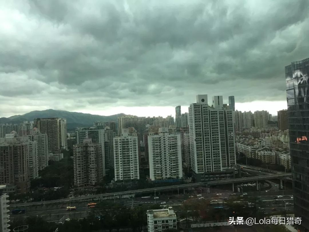 廣東深圳有雨